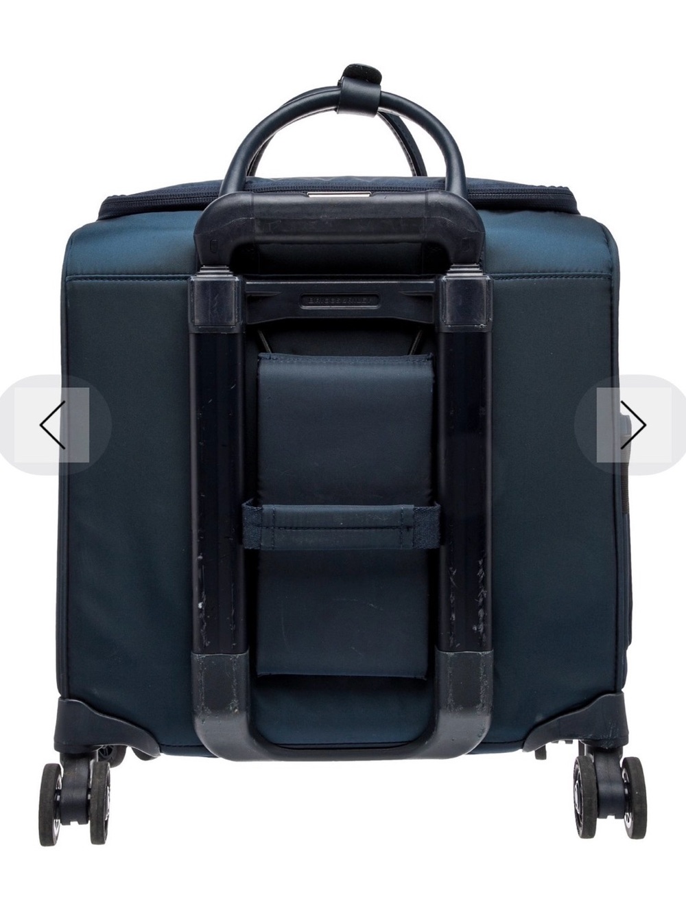 Briggs & Riley Navy Rolling Garment Bag with Front Zip Pocket - Picture 5 of 7